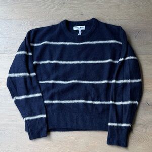 Apiece Apart Navy and white Striped Sweater